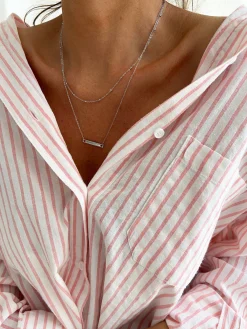 Colliers-EASY-CLOTHES Collier Dorly - argentéEasy Clothes Argenté       