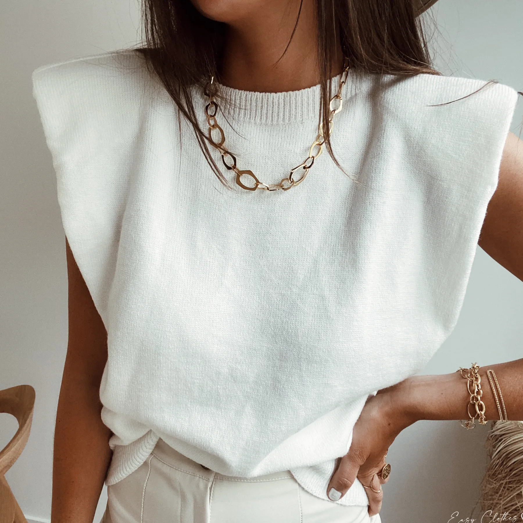 Colliers-EASY-CLOTHES Collier Elanou - doréEasy Clothes Doré