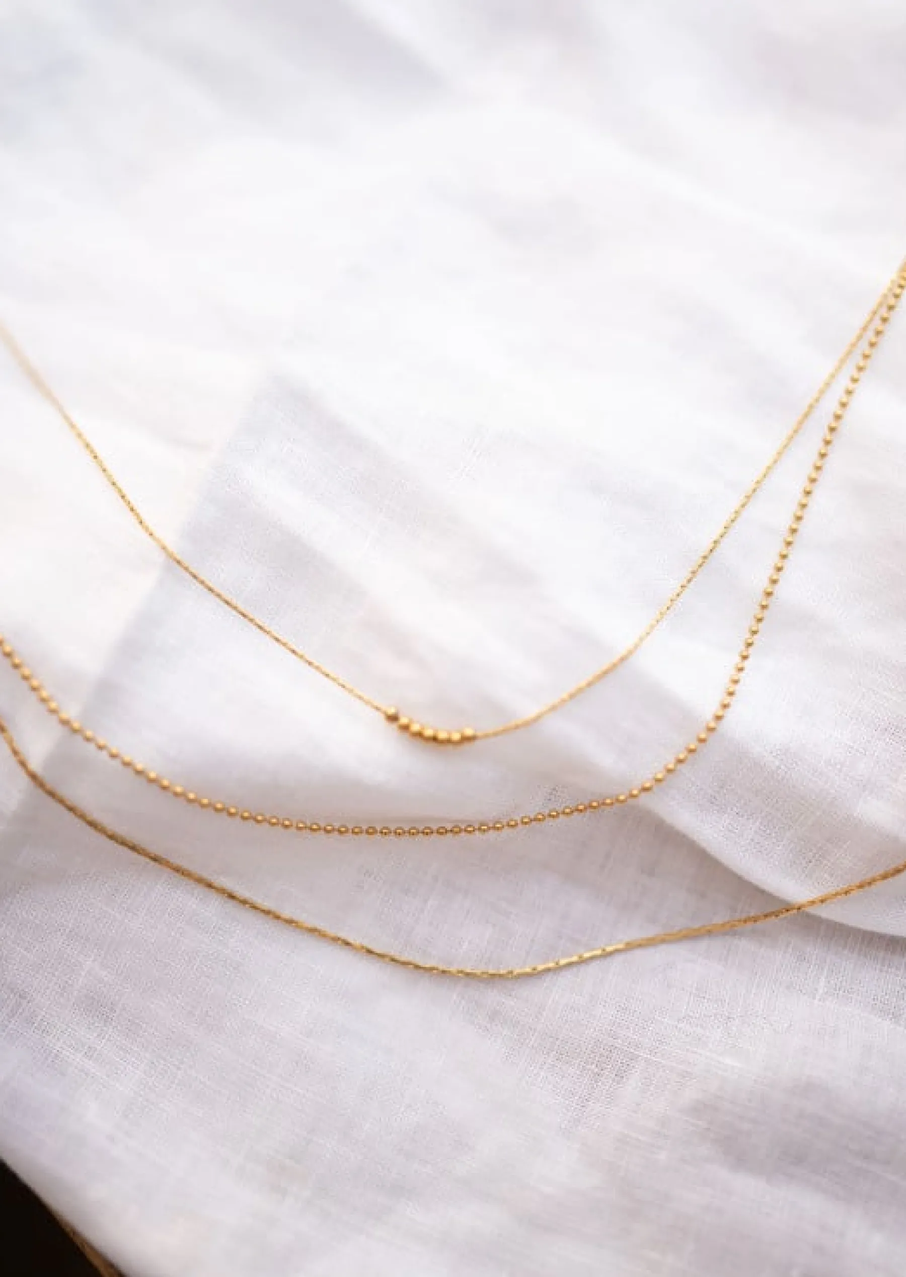 Colliers-EASY-CLOTHES Collier Enoha - Doré - Triple RangEasy Clothes Doré