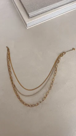 Colliers-EASY-CLOTHES Collier Eryn - doréEasy Clothes Doré