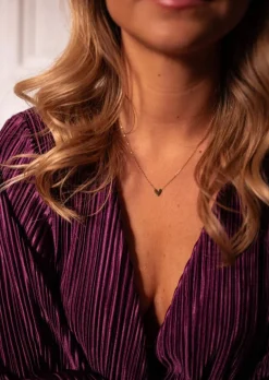 Colliers-EASY-CLOTHES Collier Henri - Doré - Pendentif CoeurEasy Clothes Doré       