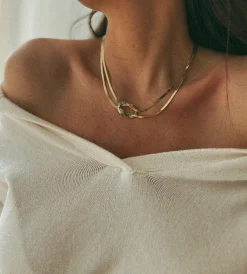 Colliers-EASY-CLOTHES Collier Jaho - doréEasy Clothes Doré       
