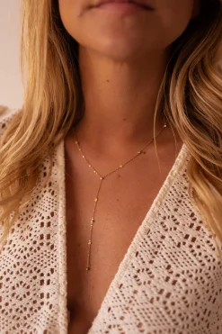 Colliers-EASY-CLOTHES Collier Jona doré | Collier doré long | Prêt-à-porter en ligne | Easy Clothes Doré       