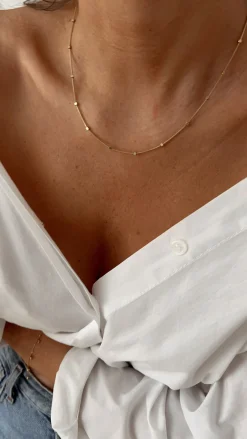 Colliers-EASY-CLOTHES Collier Joury - doréEasy Clothes Doré       
