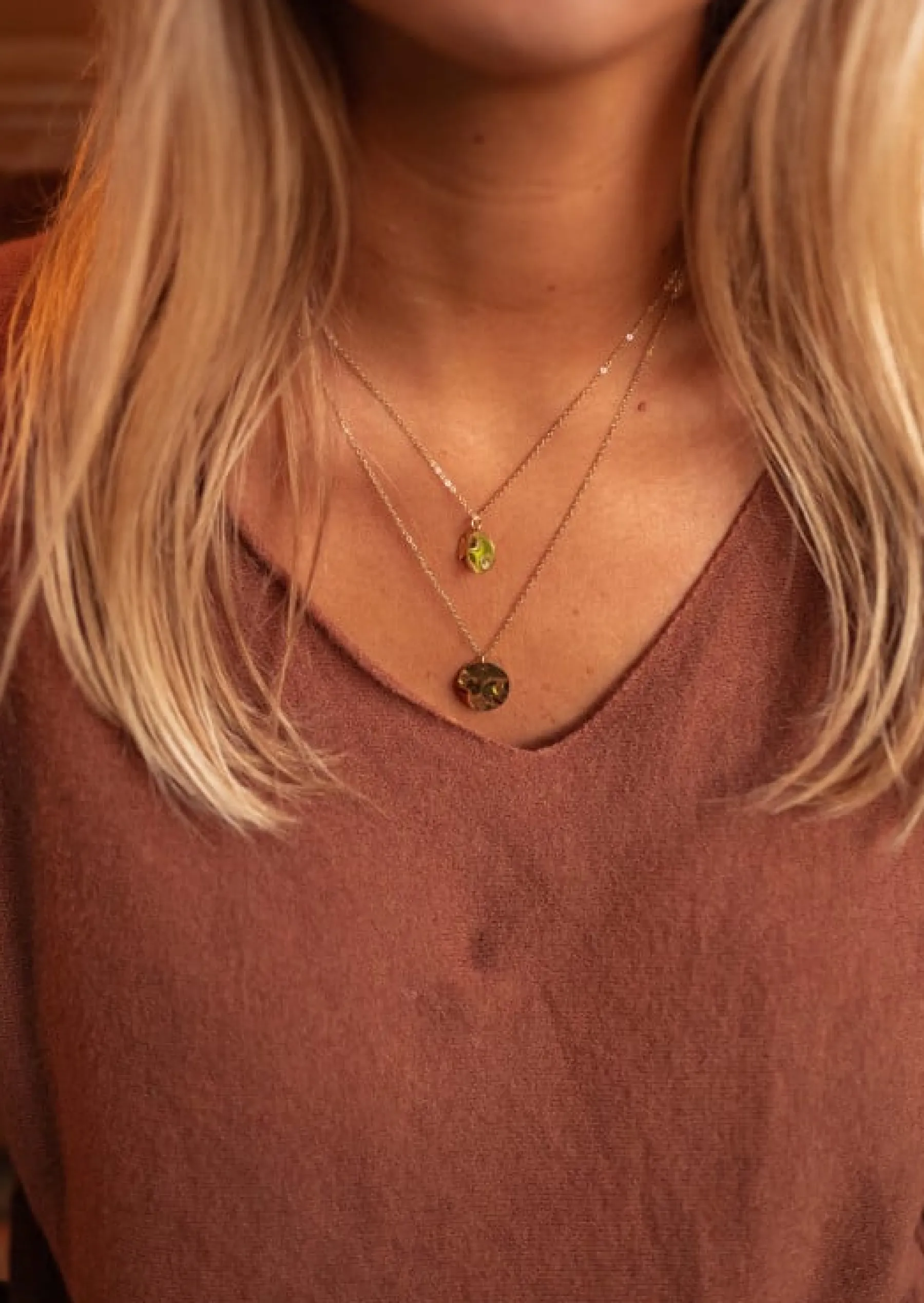 Colliers-EASY-CLOTHES Collier Lowena - Doré - Double RangEasy Clothes Doré
