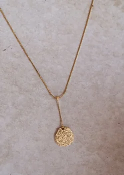Colliers-EASY-CLOTHES Collier Malla doré | Collier médaillon | Prêt-à-porter en ligne | Easy Clothes Doré