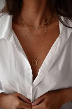 Colliers-EASY-CLOTHES Collier Odin - doréEasy Clothes Doré