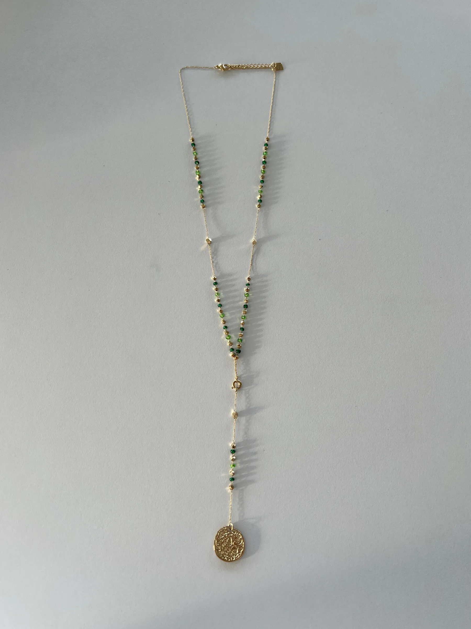 Colliers-EASY-CLOTHES Collier Sega - doré et vertEasy Clothes Doré et vert