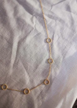 Colliers-EASY-CLOTHES Collier Siska Doré - Ajustable - Acier InoxydableEasy Clothes Doré       