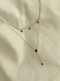 Colliers-EASY-CLOTHES Collier Sula - doré et noirEasy Clothes Doré et noir       