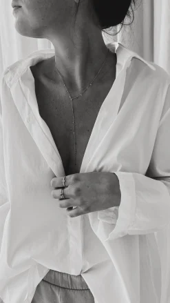 Colliers-EASY-CLOTHES Collier Tiffen doré | Collier en décolleté | Prêt-à-porter en ligne | Easy Clothes Doré