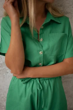 Combinaisons-EASY-CLOTHES Combinaison Madeline - verteEasy Clothes Verte