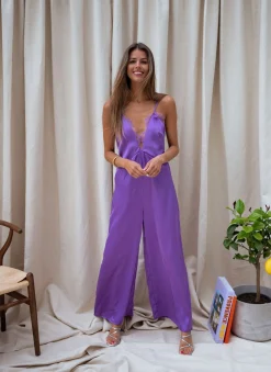 Combinaisons-EASY-CLOTHES Combinaison Myla - mauveEasy Clothes Mauve       