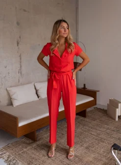 Combinaisons-EASY-CLOTHES Combinaison Rico - corailEasy Clothes Corail