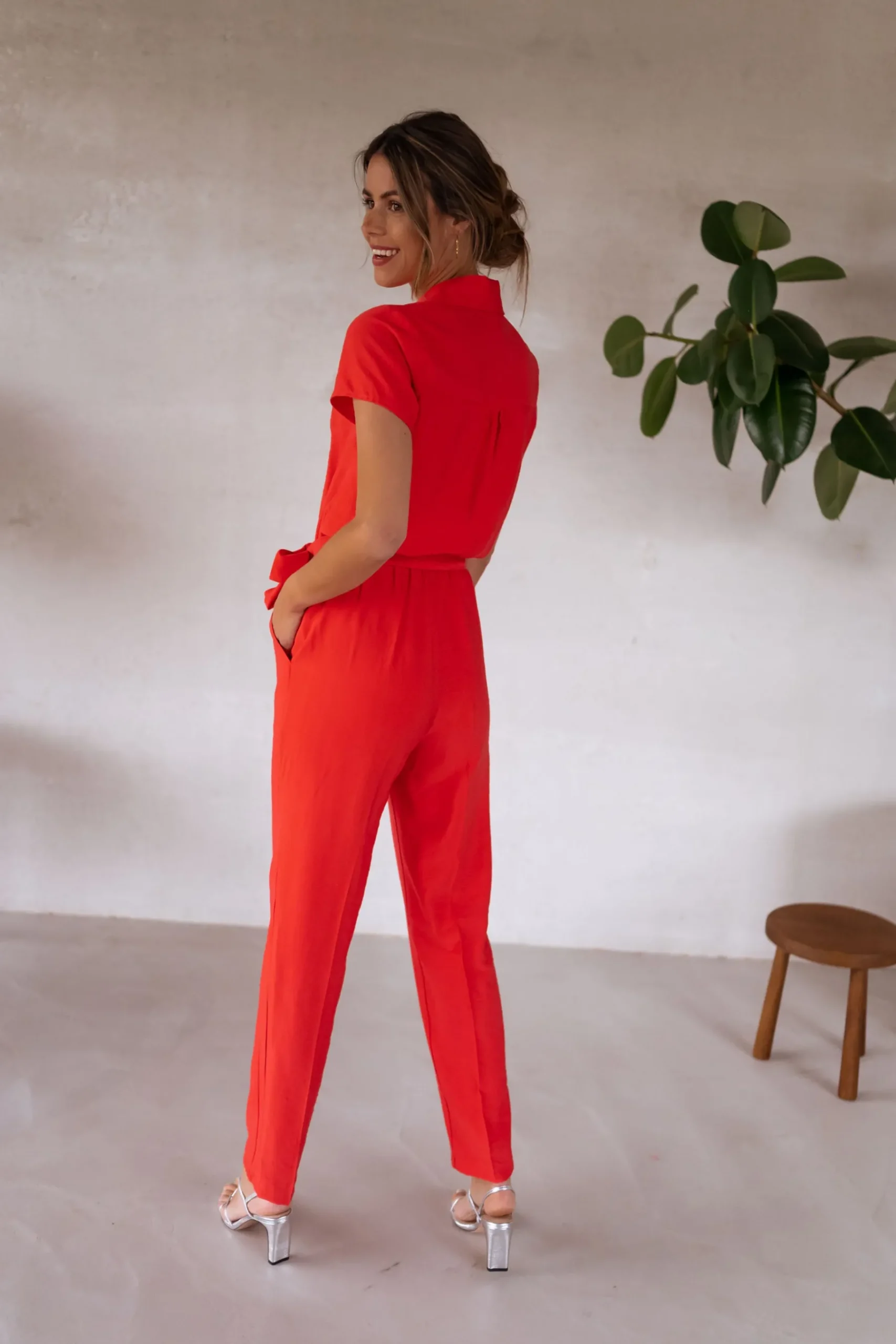 Combinaisons-EASY-CLOTHES Combinaison Rico - corailEasy Clothes Corail