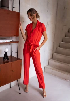 Combinaisons-EASY-CLOTHES Combinaison Rico - corailEasy Clothes Corail