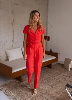 Combinaisons-EASY-CLOTHES Combinaison Rico - corailEasy Clothes Corail