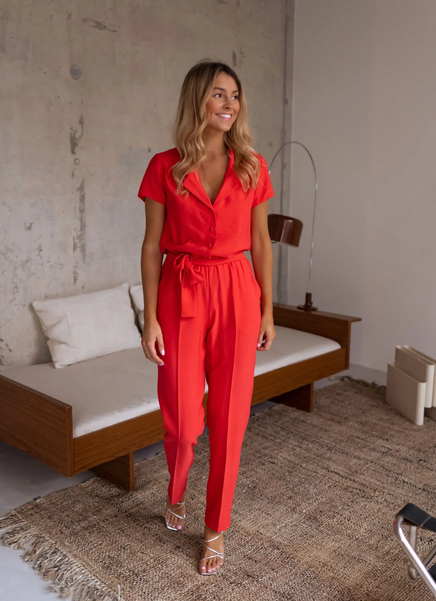 Combinaisons-EASY-CLOTHES Combinaison Rico - corailEasy Clothes Corail