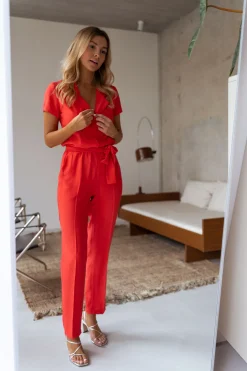 Combinaisons-EASY-CLOTHES Combinaison Rico - corailEasy Clothes Corail
