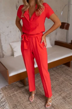 Combinaisons-EASY-CLOTHES Combinaison Rico - corailEasy Clothes Corail