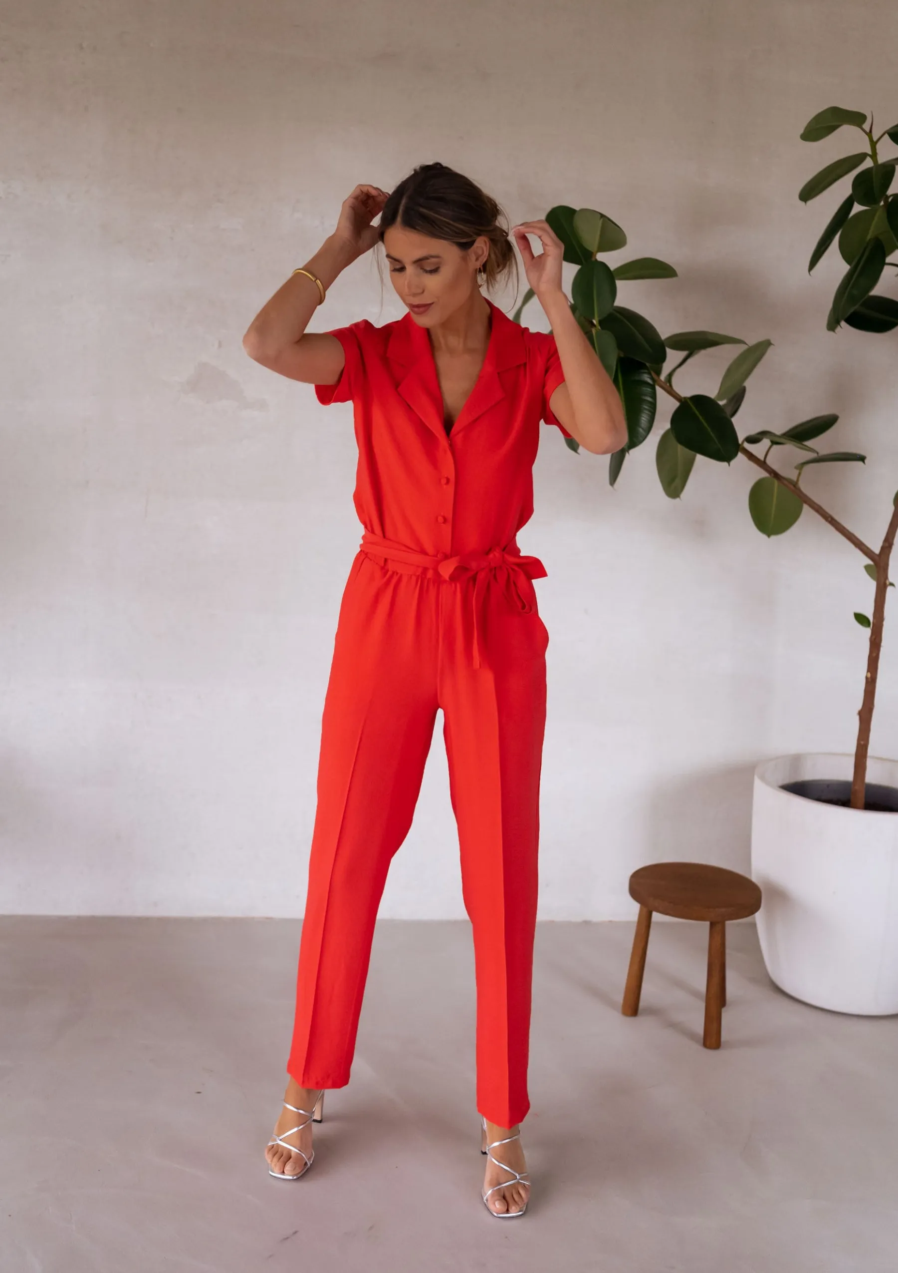 Combinaisons-EASY-CLOTHES Combinaison Rico - corailEasy Clothes Corail