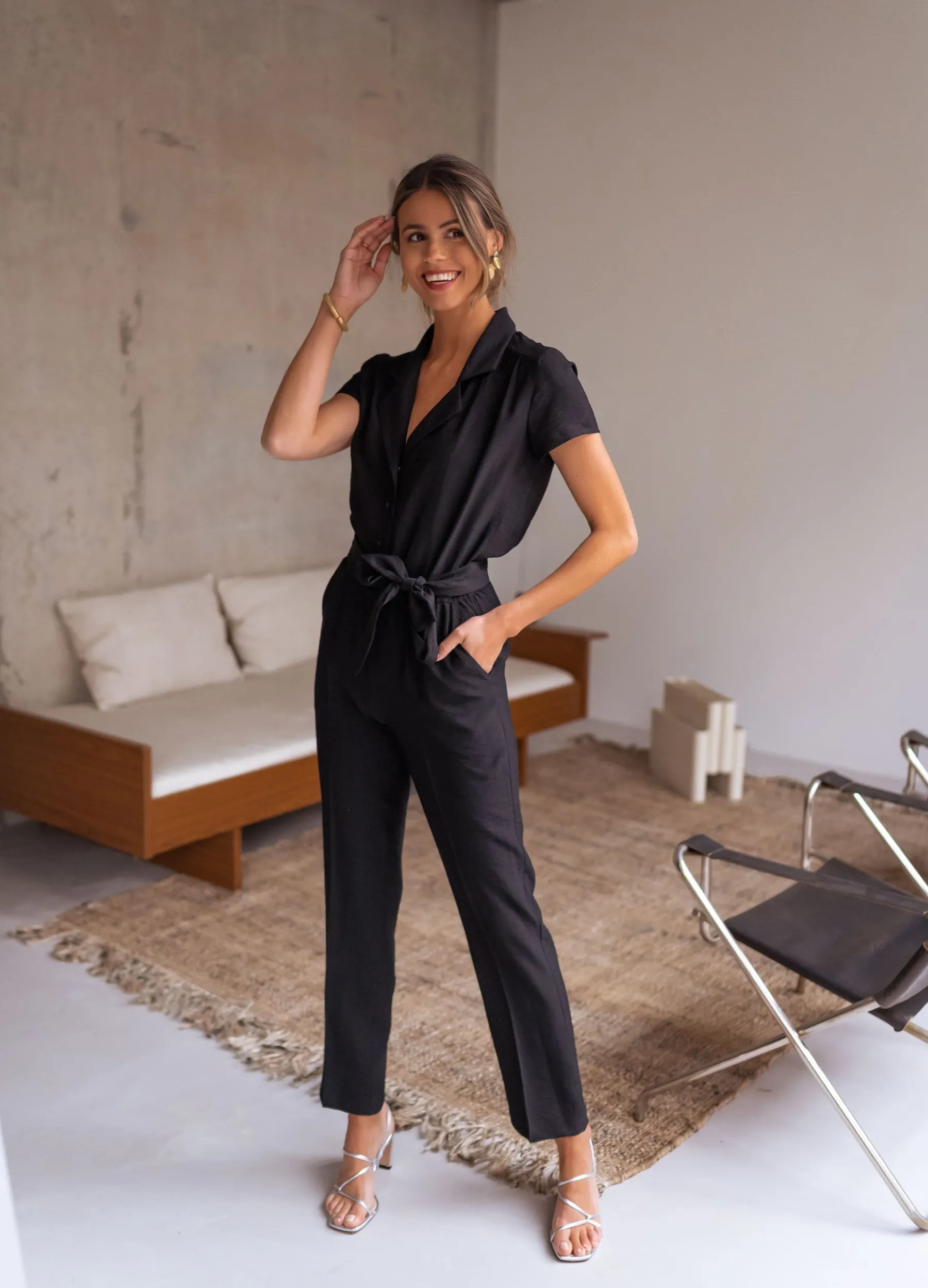Combinaisons-EASY-CLOTHES Combinaison Rico - noireEasy Clothes Noire