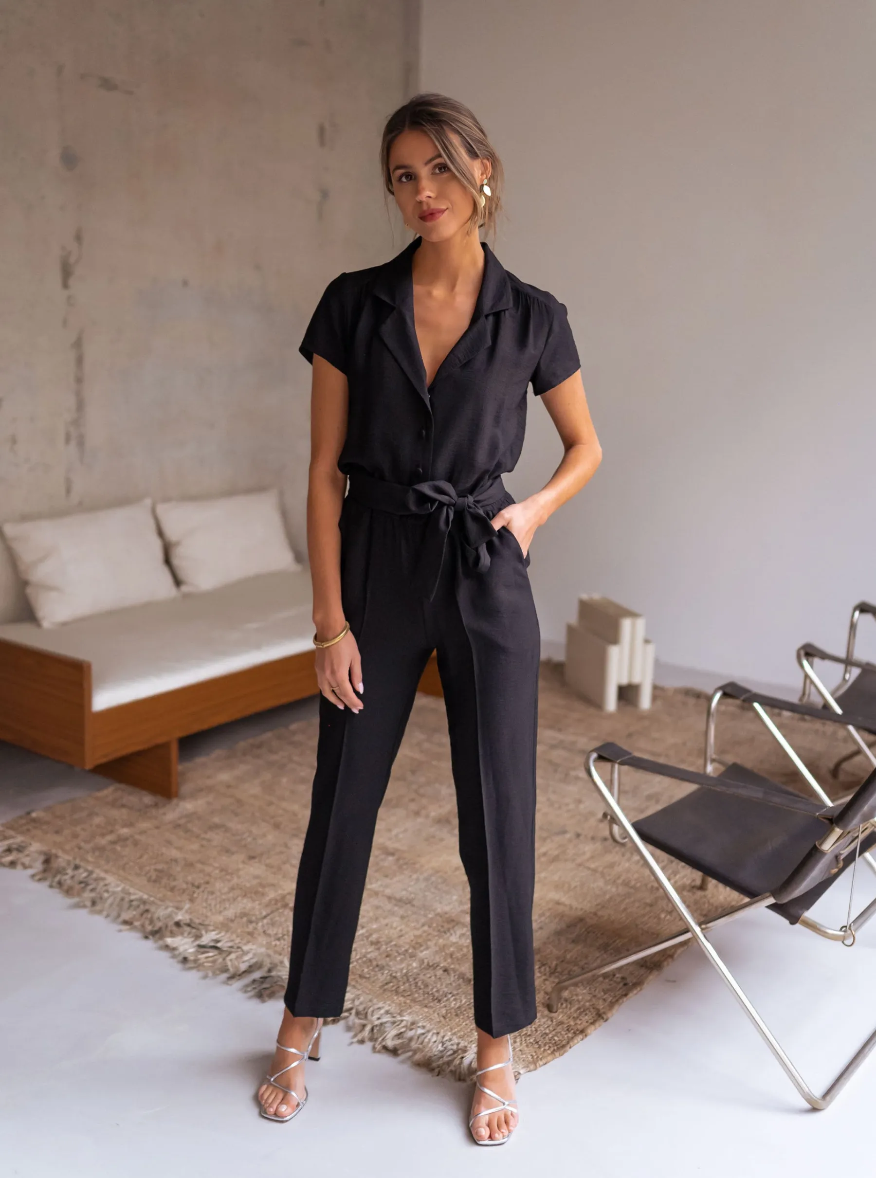 Combinaisons-EASY-CLOTHES Combinaison Rico - noireEasy Clothes Noire