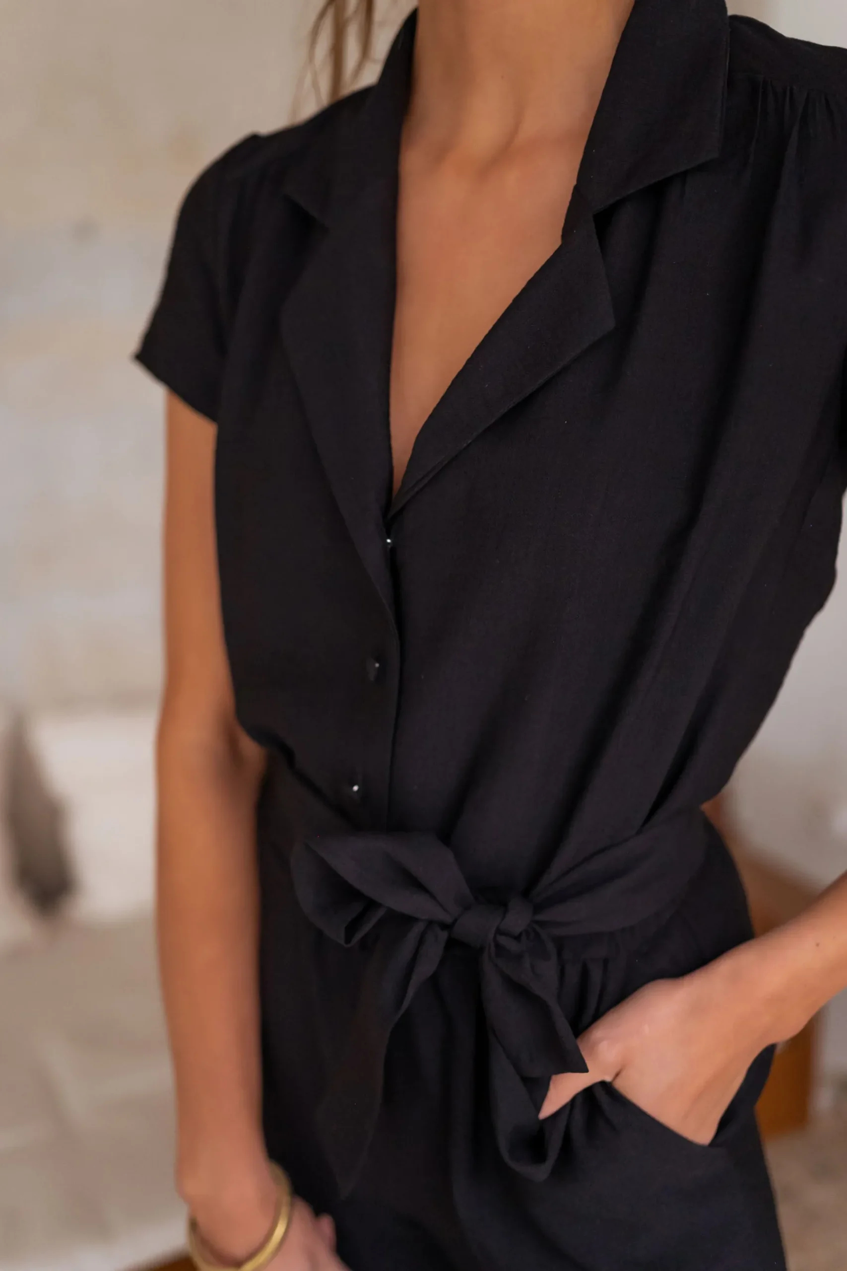 Combinaisons-EASY-CLOTHES Combinaison Rico - noireEasy Clothes Noire