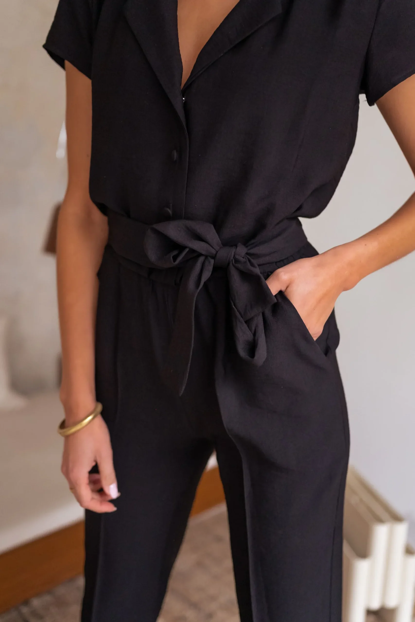 Combinaisons-EASY-CLOTHES Combinaison Rico - noireEasy Clothes Noire