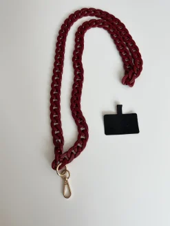 Accessoires Téléphone-EASY-CLOTHES Cordon de téléphone Togo - bordeauxEasy Clothes Bordeaux       