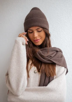 Echarpes & Foulards-EASY-CLOTHES Echarpe Devin - chocolatEasy Clothes Chocolat       