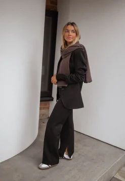 Echarpes & Foulards-EASY-CLOTHES Echarpe Devin - chocolatEasy Clothes Chocolat       