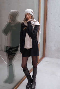 Echarpes & Foulards-EASY-CLOTHES Echarpe Muly - beigeEasy Clothes Beige       