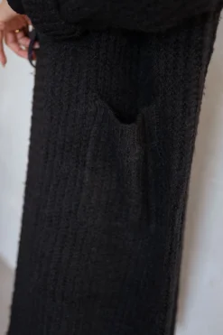 Pulls & Gilets-EASY-CLOTHES Gilet André - noirEasy Clothes Noir