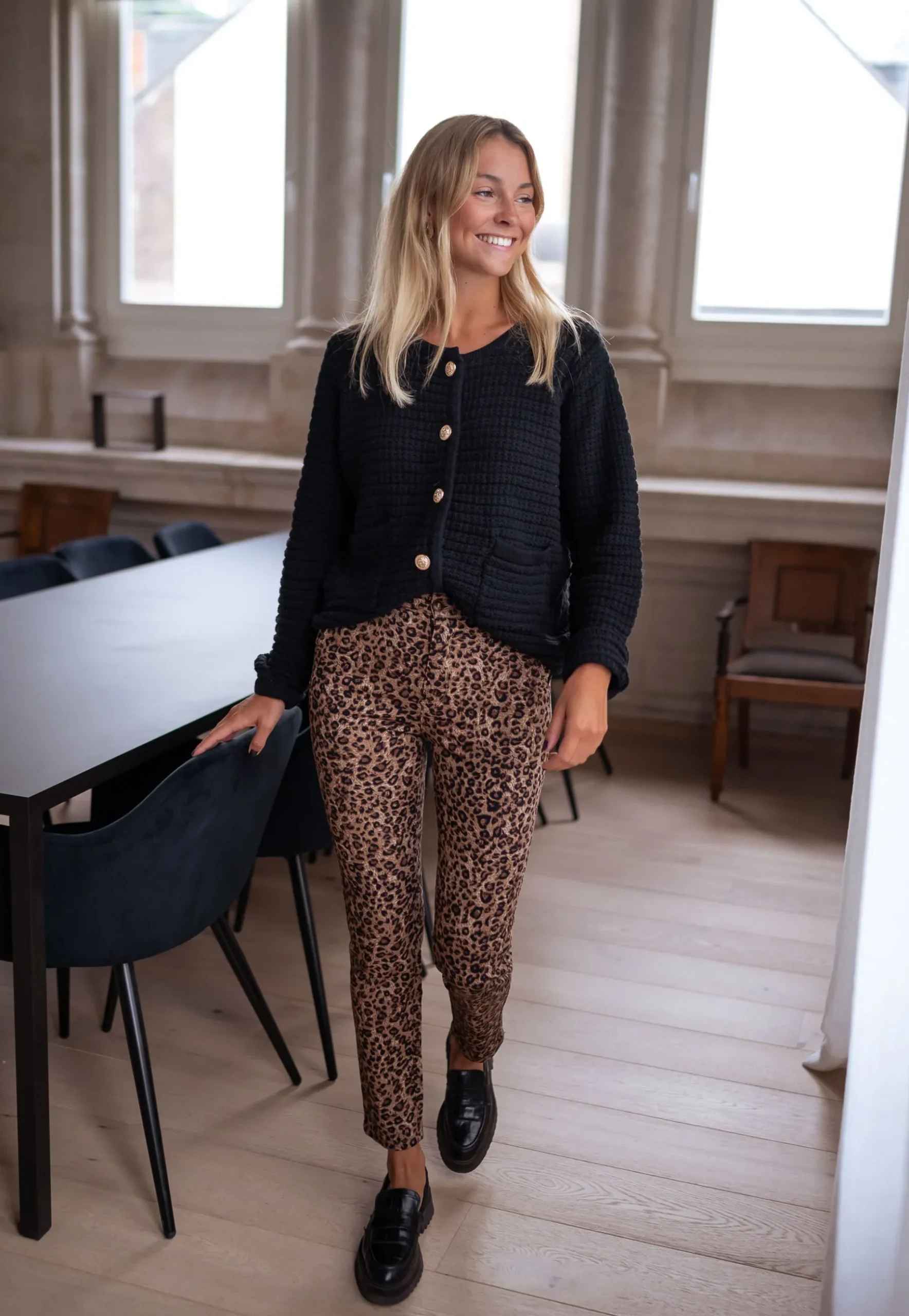 Pulls & Gilets-EASY-CLOTHES Gilet Lyno - noirEasy Clothes Noir