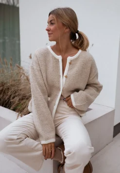 Pulls & Gilets-EASY-CLOTHES Gilet Saja - beigeEasy Clothes Beige