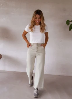 Jeans-EASY-CLOTHES Jeans Bastian - vert clairEasy Clothes Vert clair       