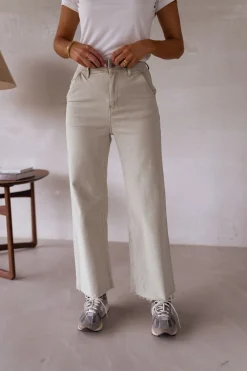 Jeans-EASY-CLOTHES Jeans Bastian - vert clairEasy Clothes Vert clair       