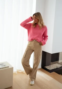 Jeans-EASY-CLOTHES Jeans cargo Laurel - beigeEasy Clothes Beige