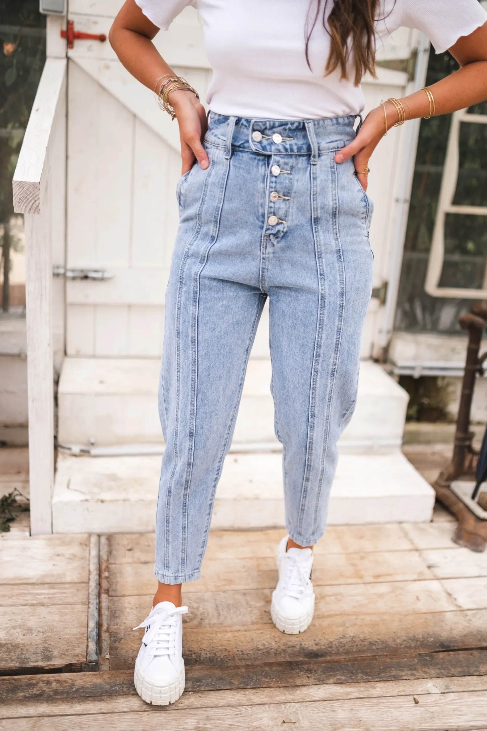 Jeans-EASY-CLOTHES Jeans Harvey - bleuEasy Clothes Bleu