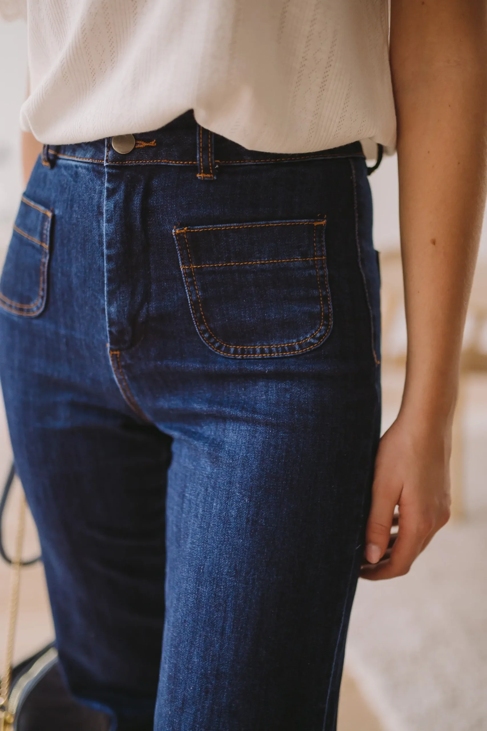 Jeans-EASY-CLOTHES Jeans Hugues - bleu foncéEasy Clothes Bleu foncé