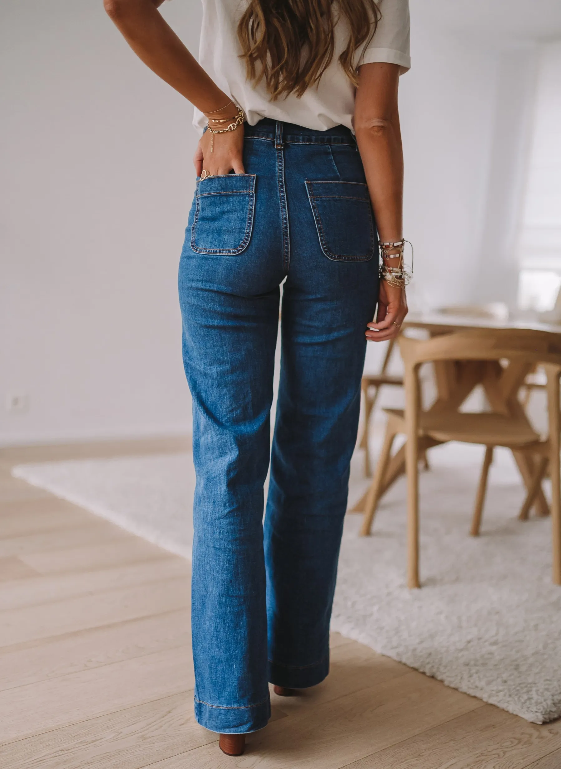 Jeans-EASY-CLOTHES Jeans Hugues - bleu moyenEasy Clothes Bleu moyen