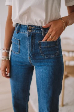 Jeans-EASY-CLOTHES Jeans Hugues - bleu moyenEasy Clothes Bleu moyen