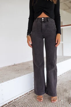 Jeans-EASY-CLOTHES Jeans Hugues - gris foncéEasy Clothes Gris foncé       