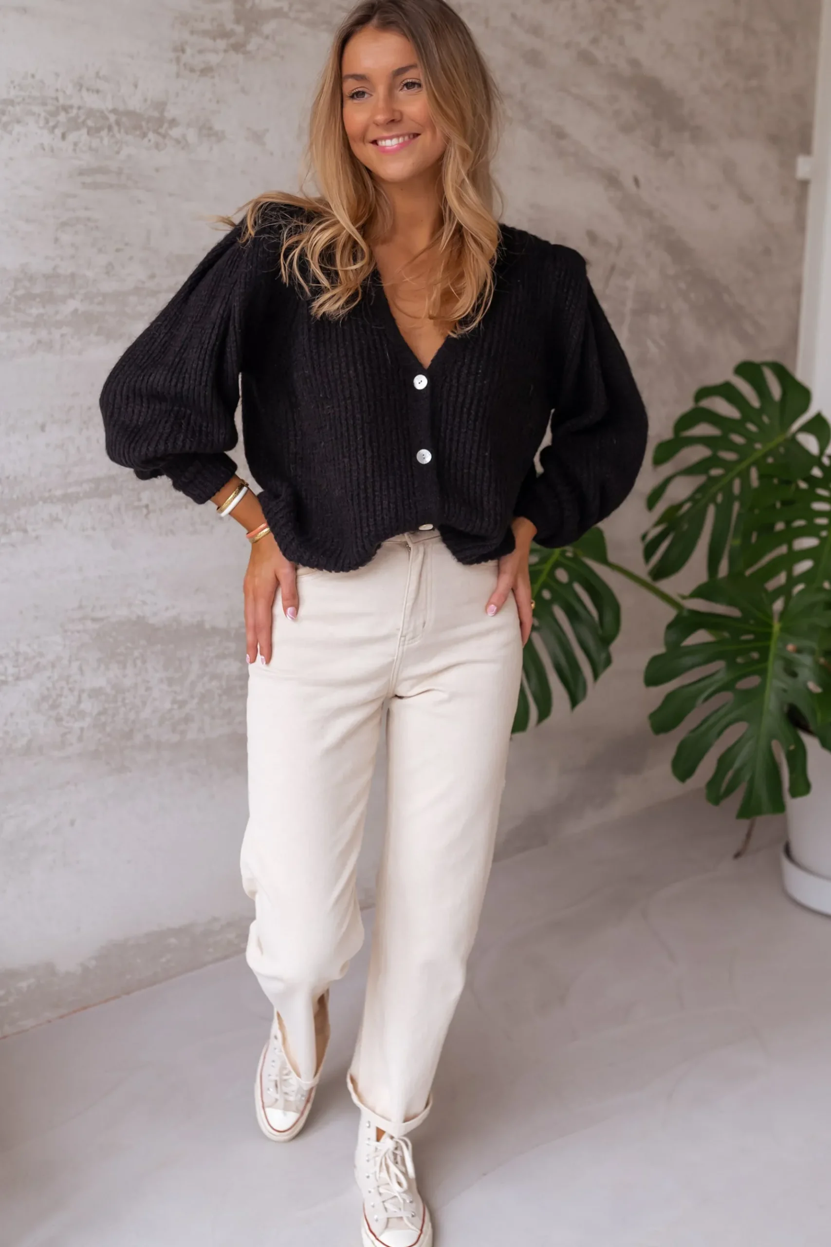 Jeans-EASY-CLOTHES Jeans Solan - beigeEasy Clothes Beige