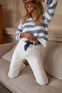 Jeans-EASY-CLOTHES Jeans Solan - blancEasy Clothes Blanc