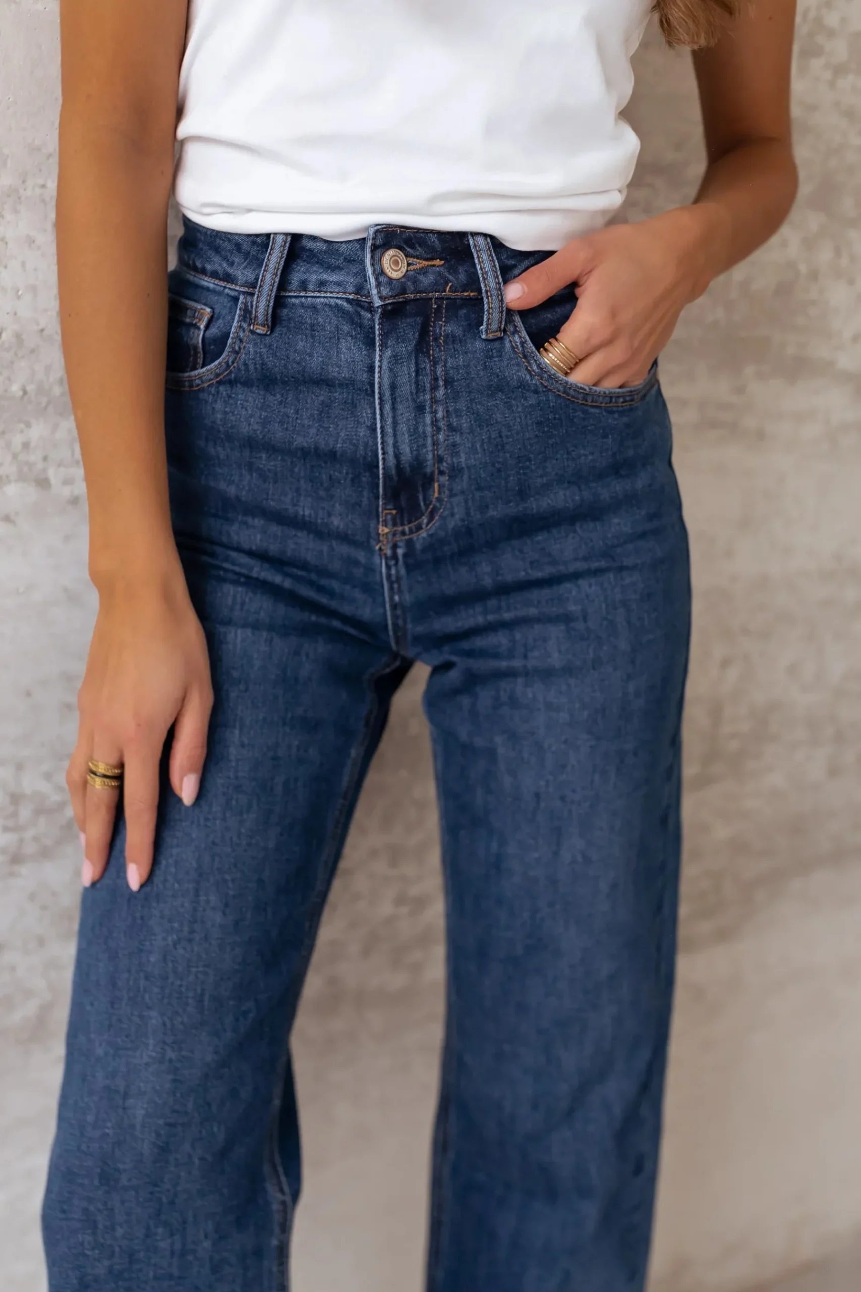 Jeans-EASY-CLOTHES Jeans Solan - bleu foncéEasy Clothes Bleu foncé