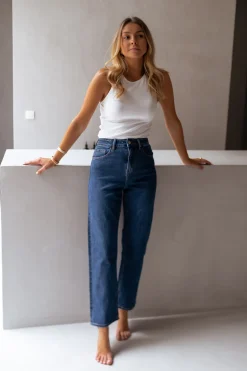 Jeans-EASY-CLOTHES Jeans Solan - bleu foncéEasy Clothes Bleu foncé