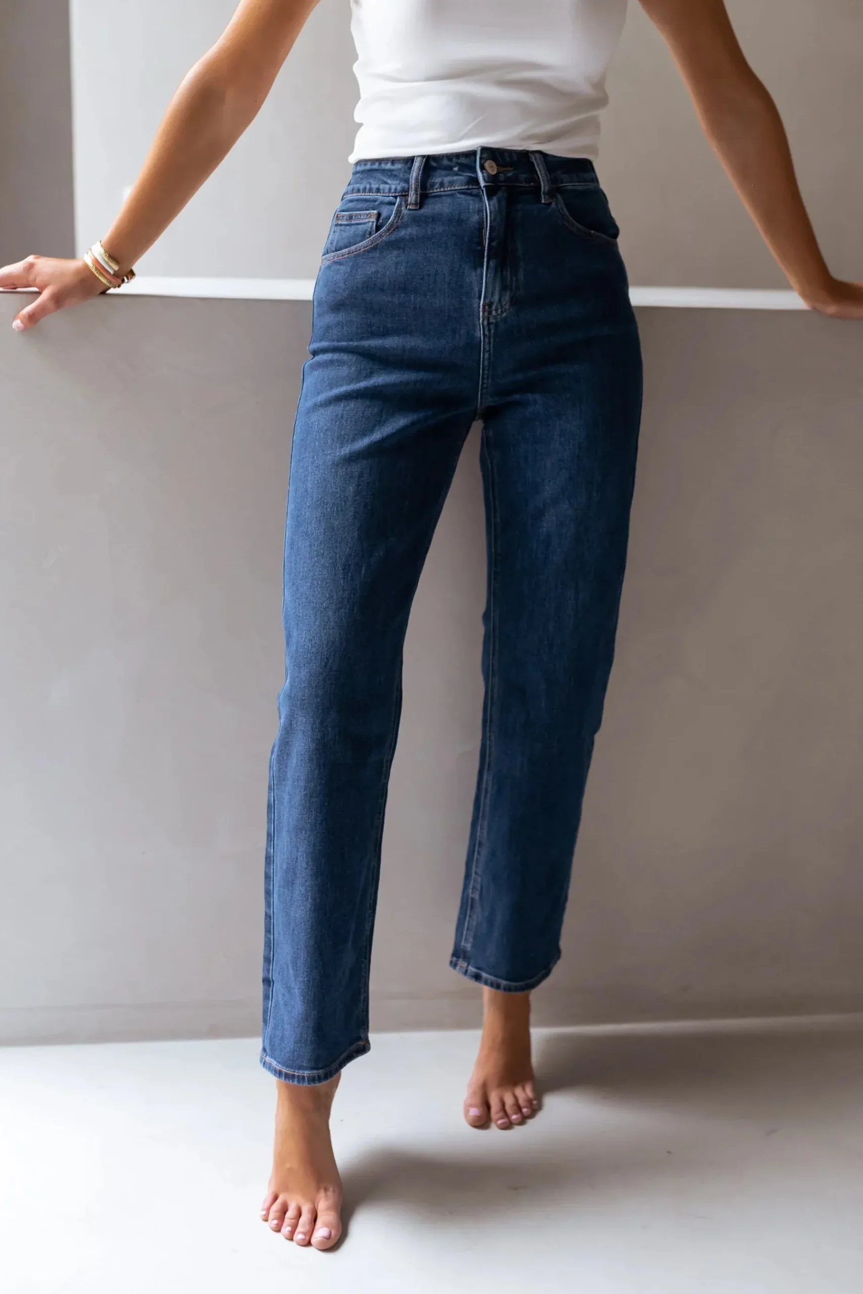 Jeans-EASY-CLOTHES Jeans Solan - bleu foncéEasy Clothes Bleu foncé