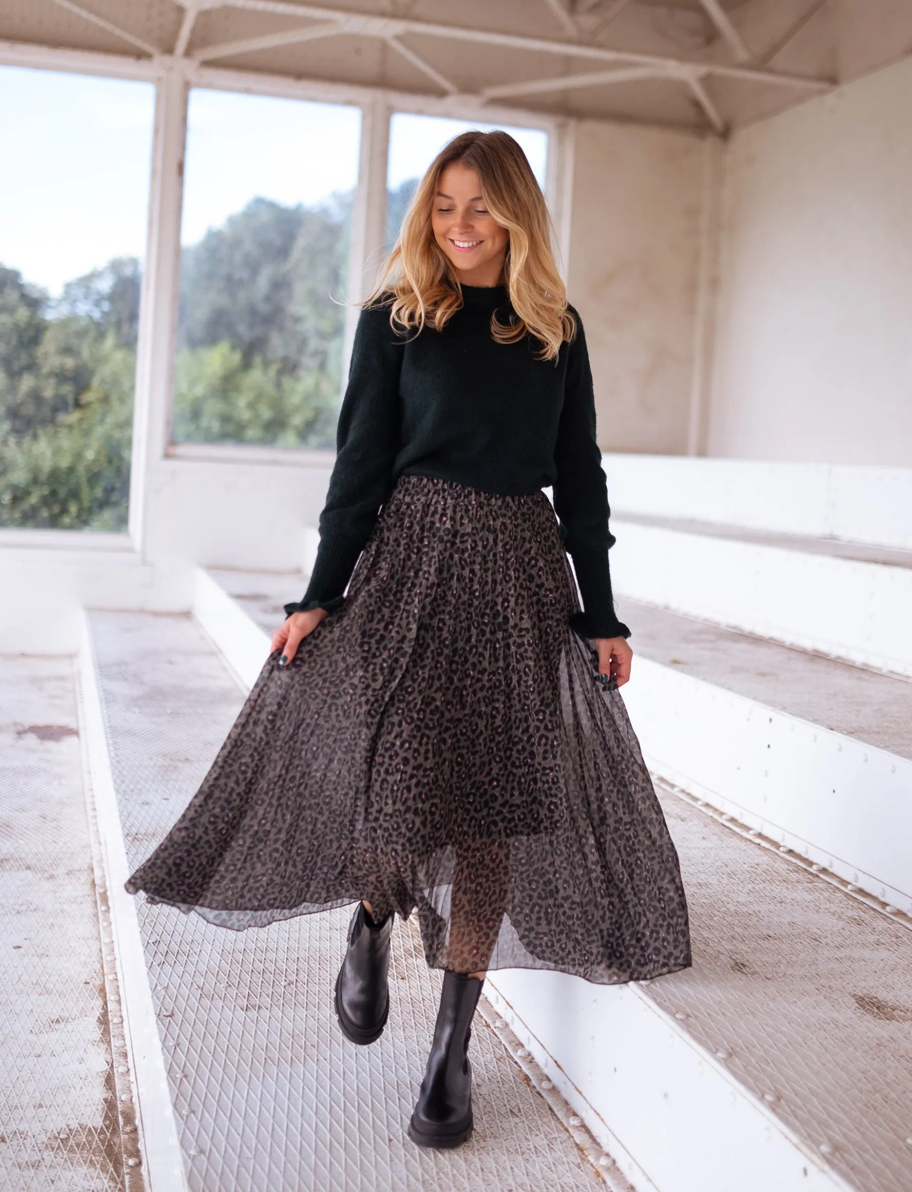 Jupes & Shorts-EASY-CLOTHES Jupe Davis - léopardEasy Clothes Léopard
